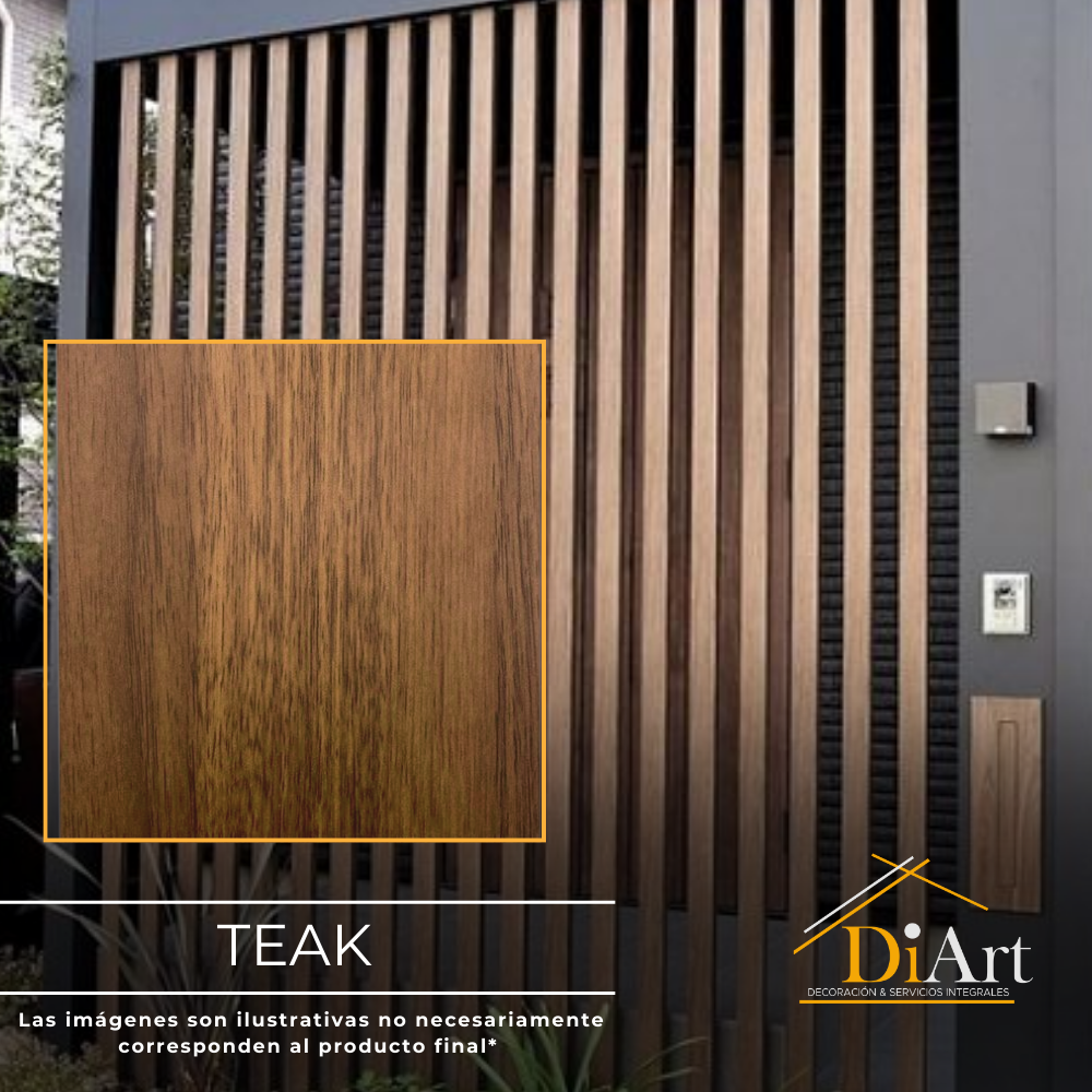 Viga WPC para Exterior Modelo Teak